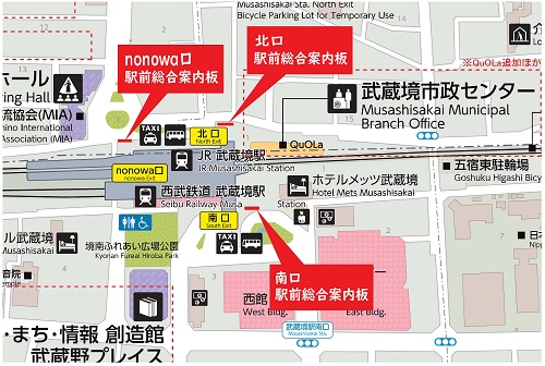武蔵境駅地図