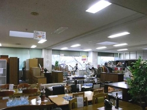 リサイクル文化センターの展示販売の写真