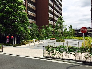 中町二丁目ポケット広場の様子