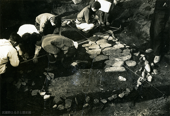 御殿山遺跡調査の様子の写真2