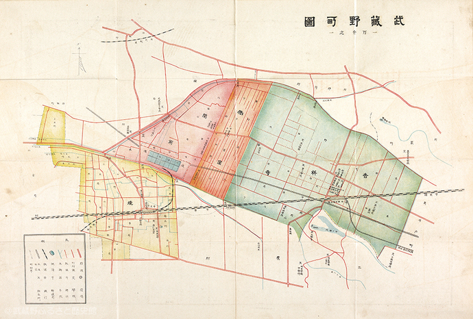 武蔵野町図の写真
