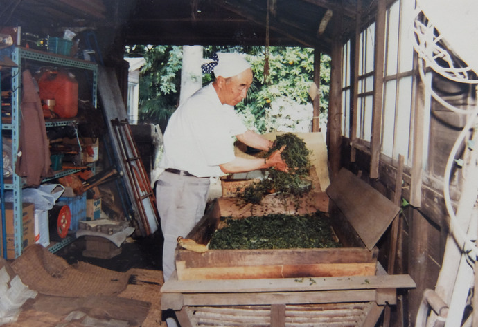 製茶作業の写真