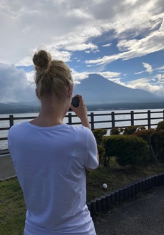 富士山との写真