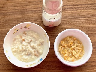 離乳食サンプルの写真