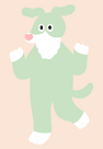 桜まつりキャラクター（イヌ）
