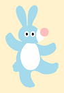 キャラクター（ウサギ）のイラスト