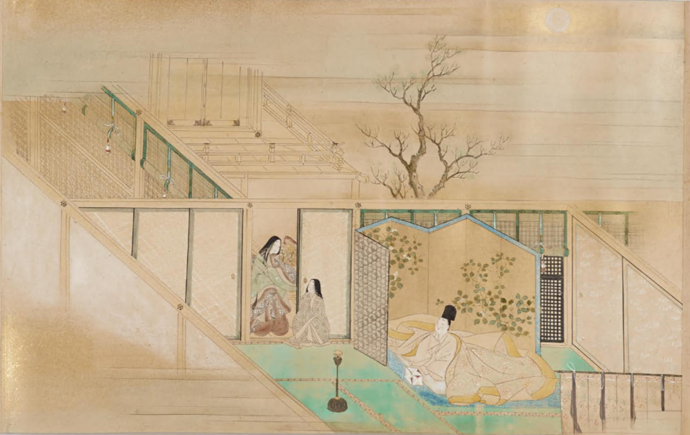 伊勢物語絵巻の画像 出典：国立文化財機構所蔵品統合検索システム