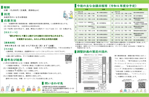 募集要項チラシ2