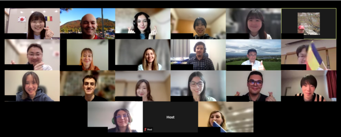 令和5年度ルーマニア・ブラショフ市とのオンライン交流会の写真