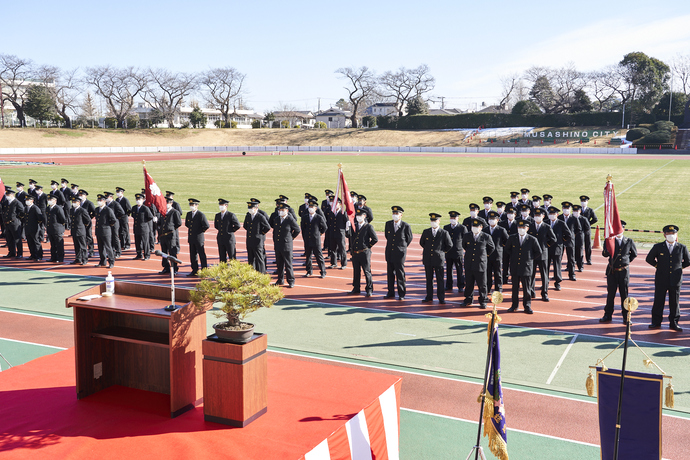 写真: 出初式の様子