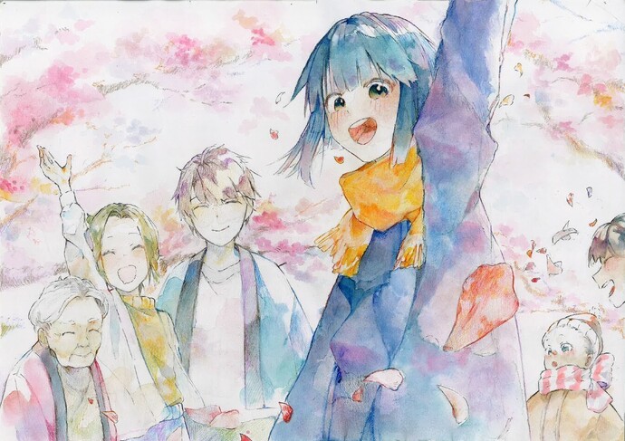 第33回武蔵野桜まつりイラストコンテスト優秀賞作品
