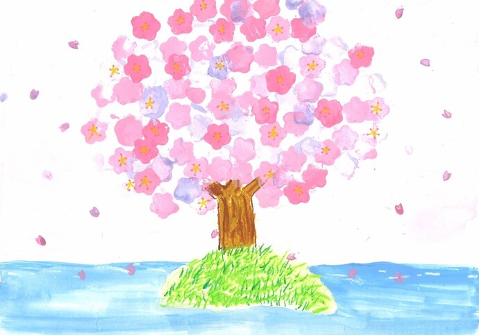 第33回武蔵野桜まつりイラストコンテスト佳作作品