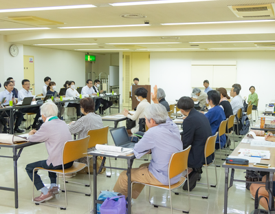 画像:第六期長期計画・調整計画策定時の様子