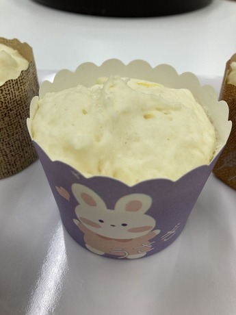 ヨーグルトカップケーキの写真