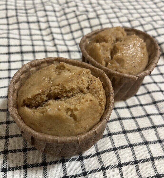 武蔵野市産 はちみつを使ったココア蒸しパンクッキング画像