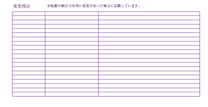 納税通知書