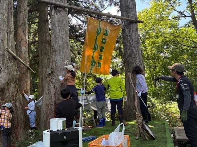 利賀村2日目森の家づくり体験（予定）