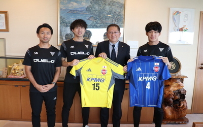 10月3日 金曜日 CLUB VALER TOKYO表敬訪問の写真