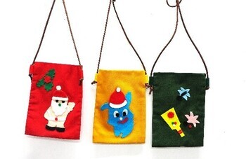 写真：手芸・小物班ワークショップ作品例