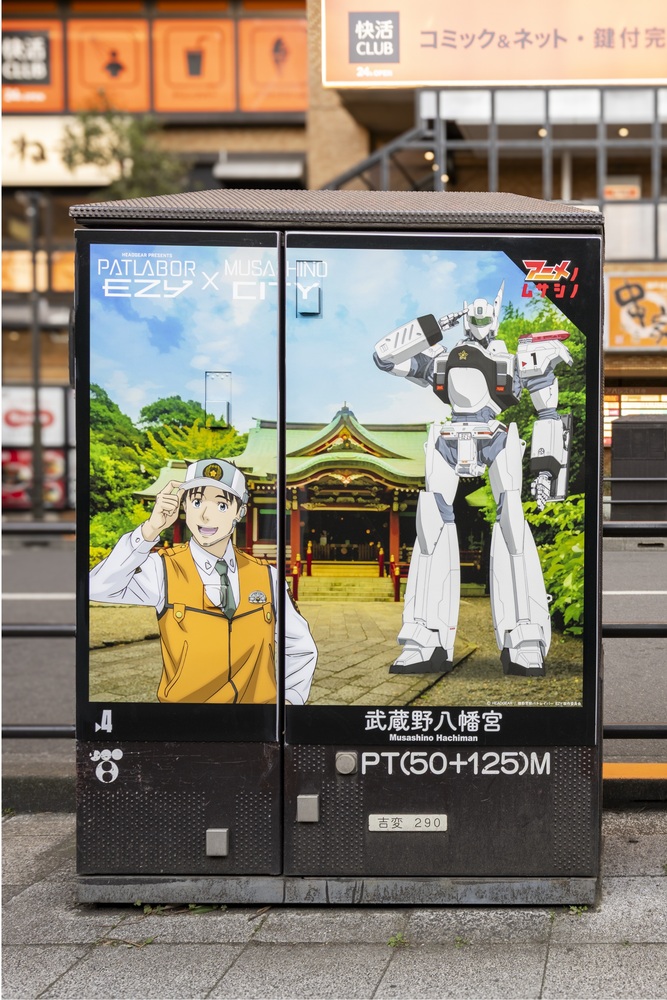 実際に設置されているラッピングトランスボックスの写真