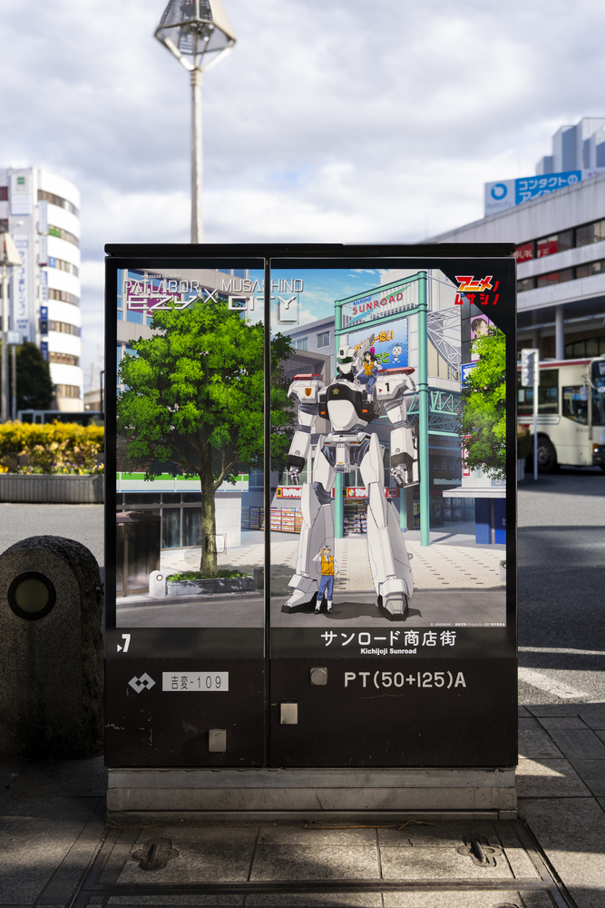 実際に設置されているラッピングトランスボックスの写真