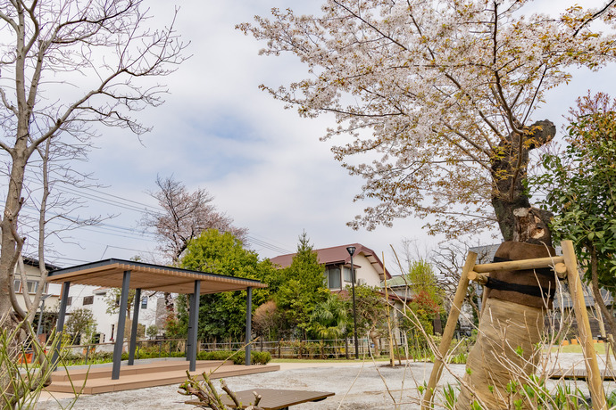 写真：十一小路緑地の様子