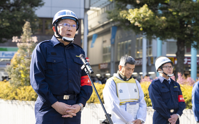 3月11日 水曜日 吉祥寺駅周辺帰宅困難者対策訓練の写真