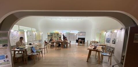 写真：パネル展示の様子